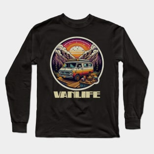 Sunset camper van Long Sleeve T-Shirt